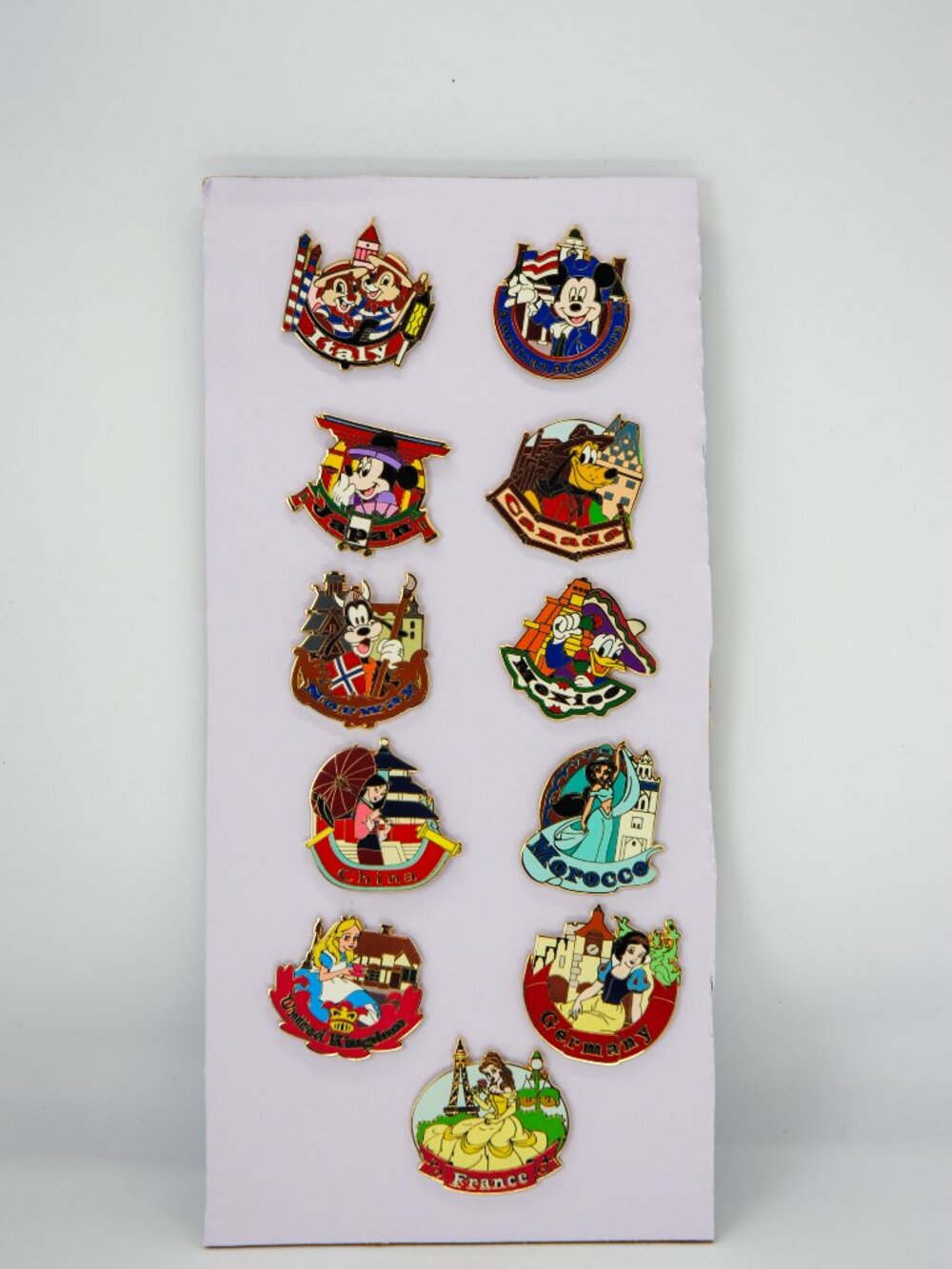Epcot World Showcase Pin Set - 11 Disney Parks Country Pins - Picture 3 of 4